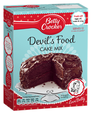 Picture of BETTY CROCKER DEVILS FOOD CAKE MIX 425G